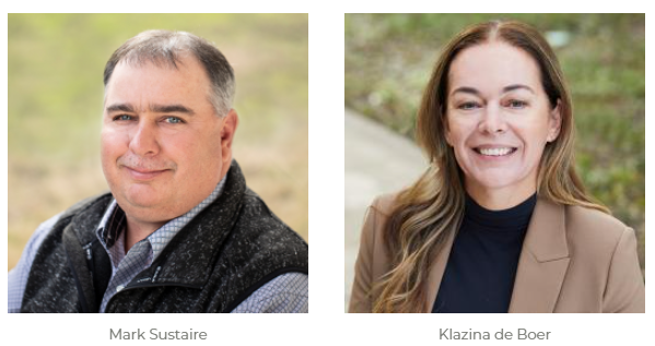 Mark Sustaire and Klazina de Boer