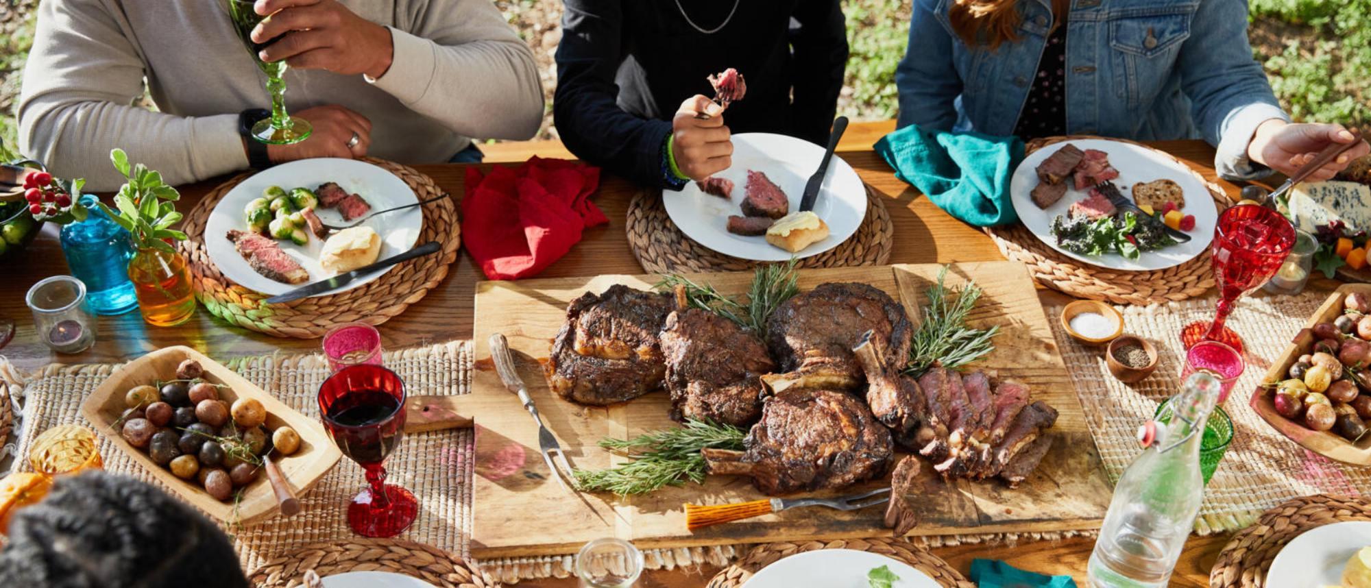 Beef Table Lifestyle Overhead